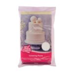 FunCakes Suhkrumass Valge (500g) elastne kattemass tortide katmiseks