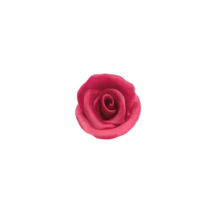 Käsitsi valmistatud roosa valge šokolaadi roos 40 mm (1 tk) tordi ja kookide kaunistamiseks
